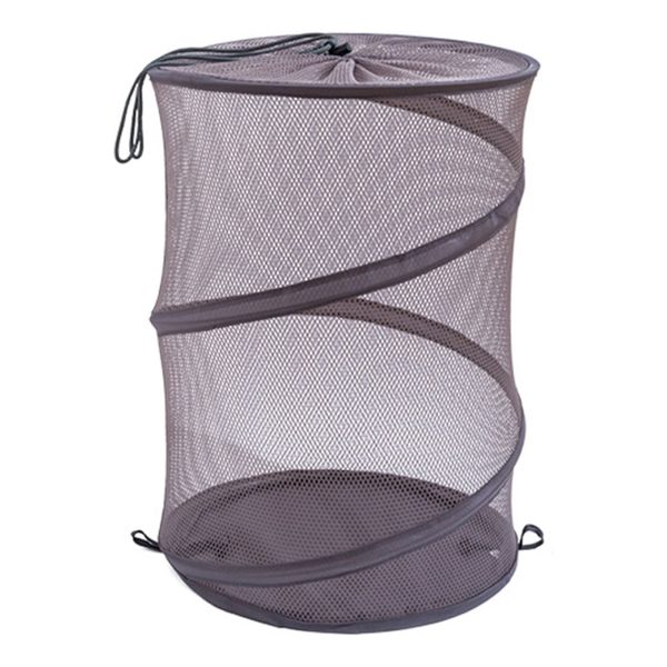 Collapsible Mesh Popup Laundry Hamper, Foldable Dirty Clothes Basket ,Pop-Up Collapsible Mesh Laundry Hamper, Great For Room/College Dorm/Travel