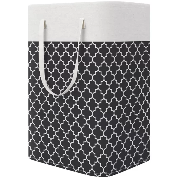 75L Laundry Hamper, Waterproof Collapsible Laundry Baskets with Handles, Clothes Storage Basket in Laundry Room, Square
